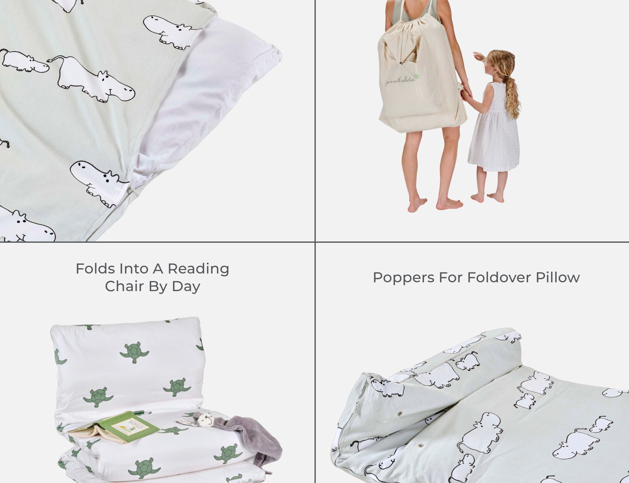Pure Earth Collection Kids Travel Bed 2