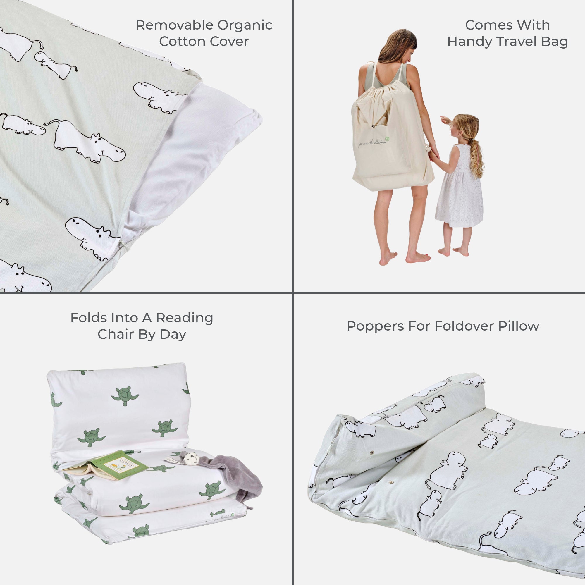 Pure Earth Collection Kids Travel Bed 2