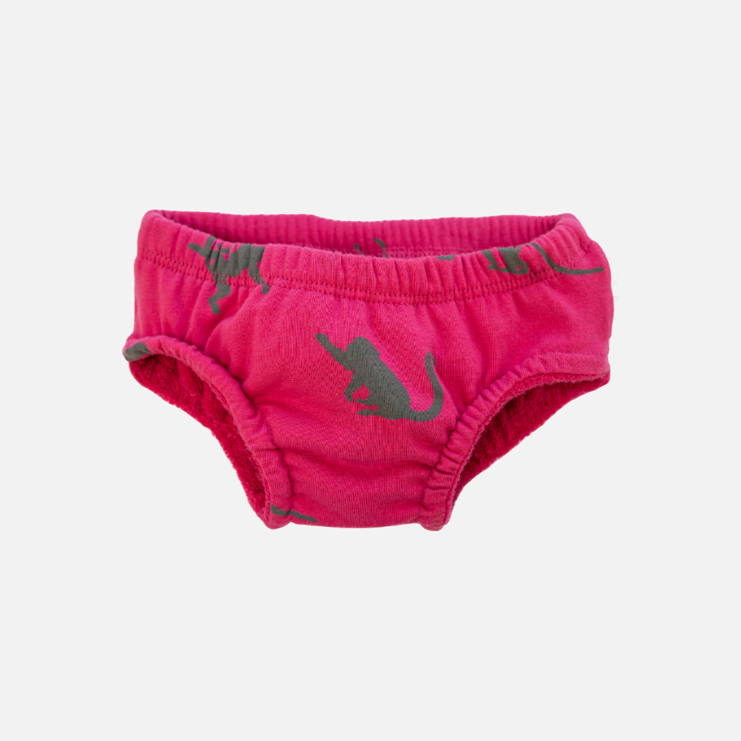 Pure Earth Collection Swim Nappy - Neon Pink 1