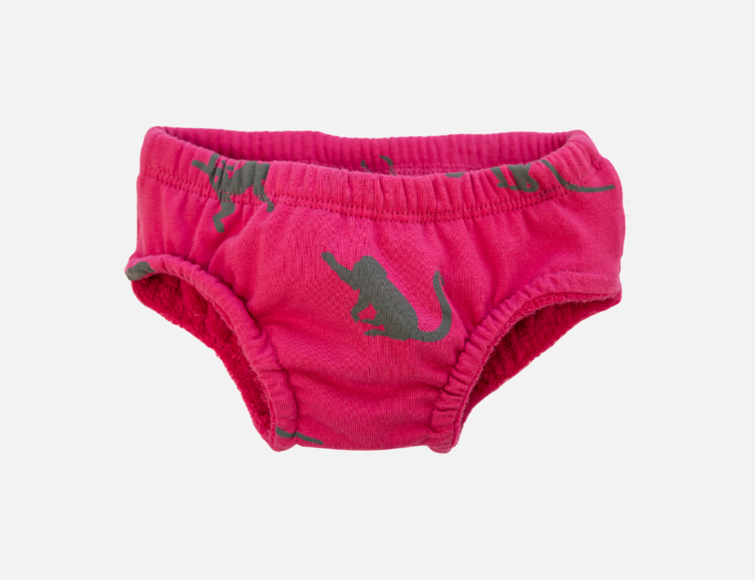 Pure Earth Collection Swim Nappy - Neon Pink 1