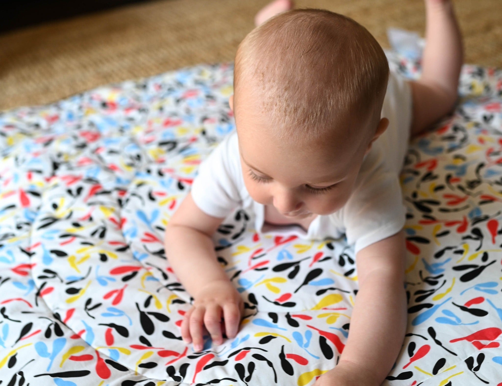 Etta Loves PLANT PRINT PLAYMAT- Reversible Newborn to 4 Months and 5+ Months 2