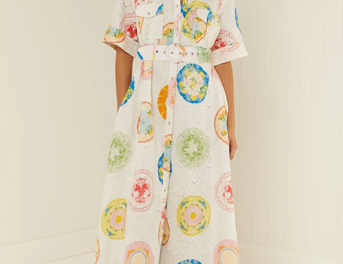 Palm Noosa Souvenir Dress in Plates 2