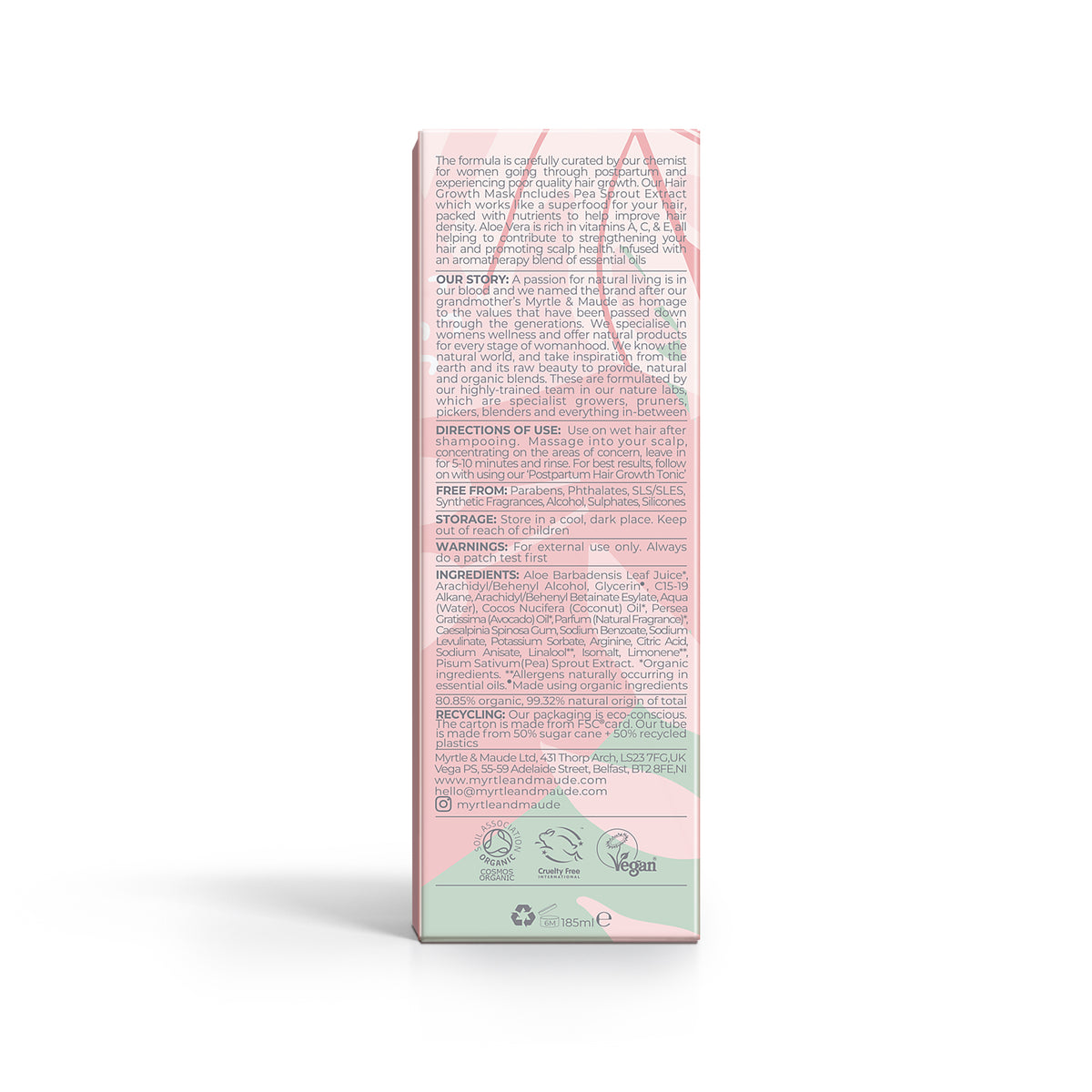 Myrtle & Maude Postpartum Hair Growth Mask 2