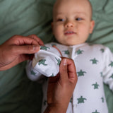 Pure Earth Collection Winter Sleepsuit With Padded Sleeves (2pk) - Turtle 9