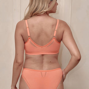 The Mutha Project The Plunge Bra - Coral 3