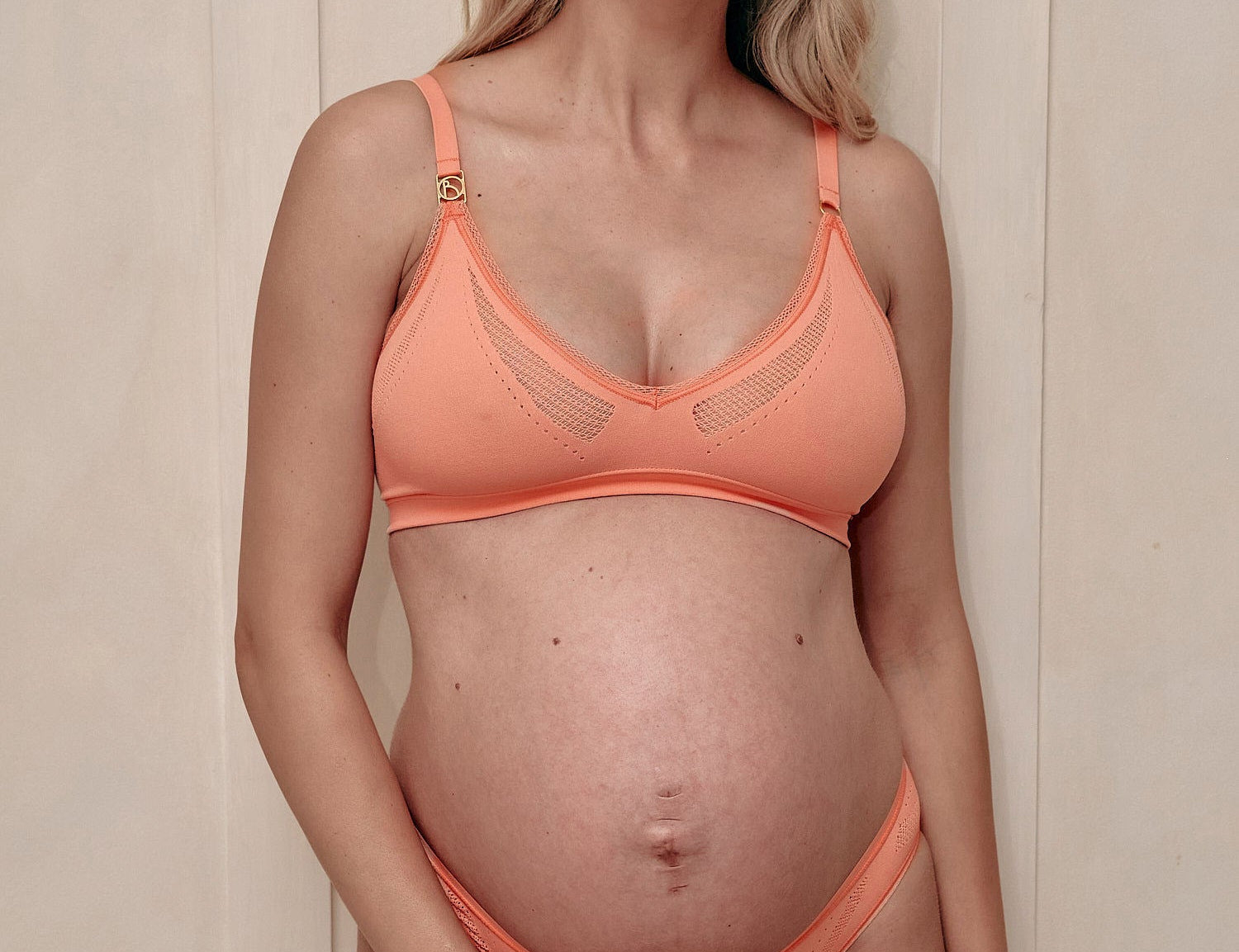 The Mutha Project The Plunge Bra - Coral 1