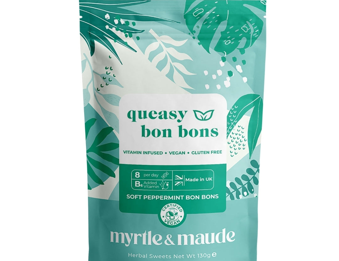 Queasy Bon Bons  - Soft peppermint bon bons for morning sickness relief