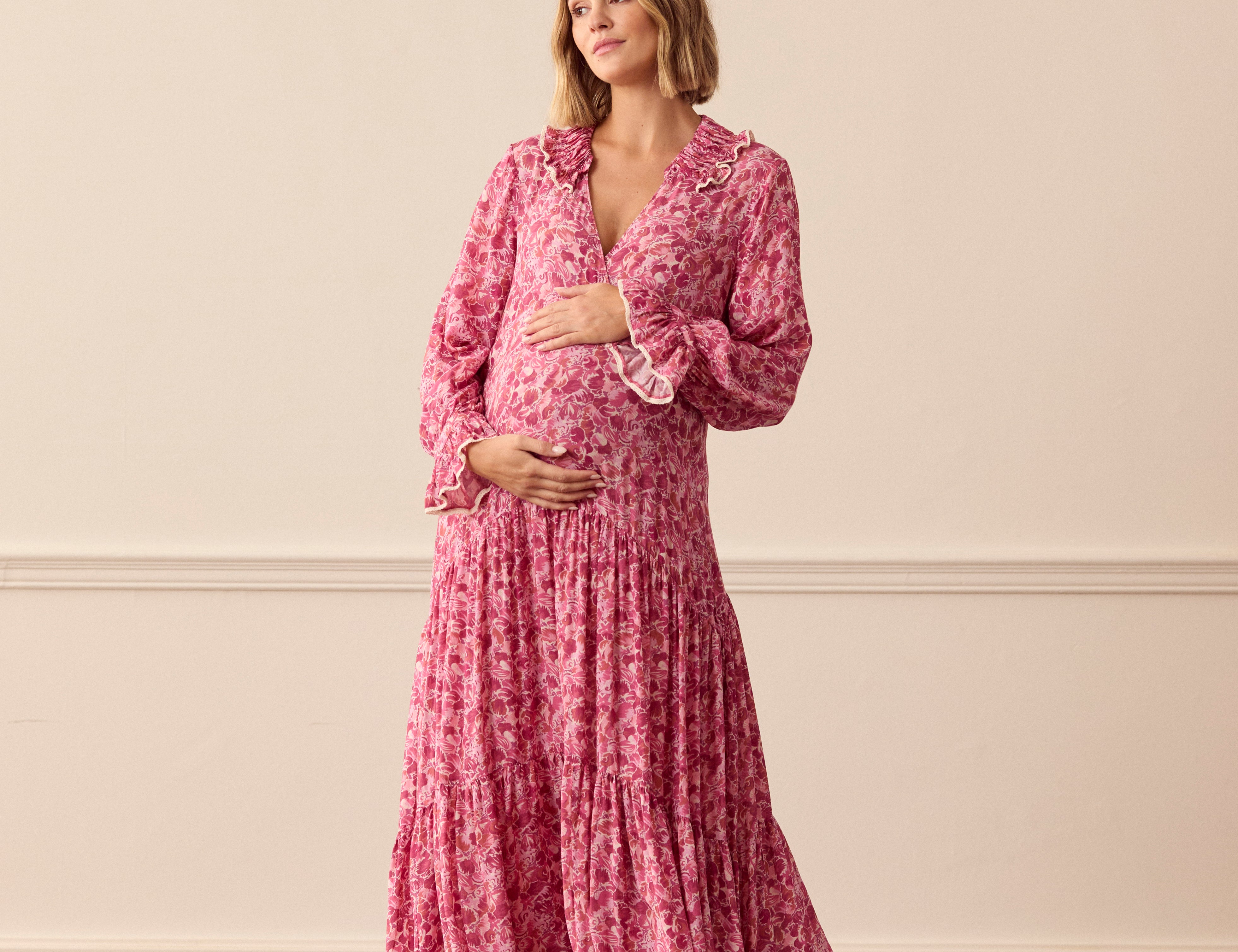 Rixo Mali Crepe Midi Dress 1