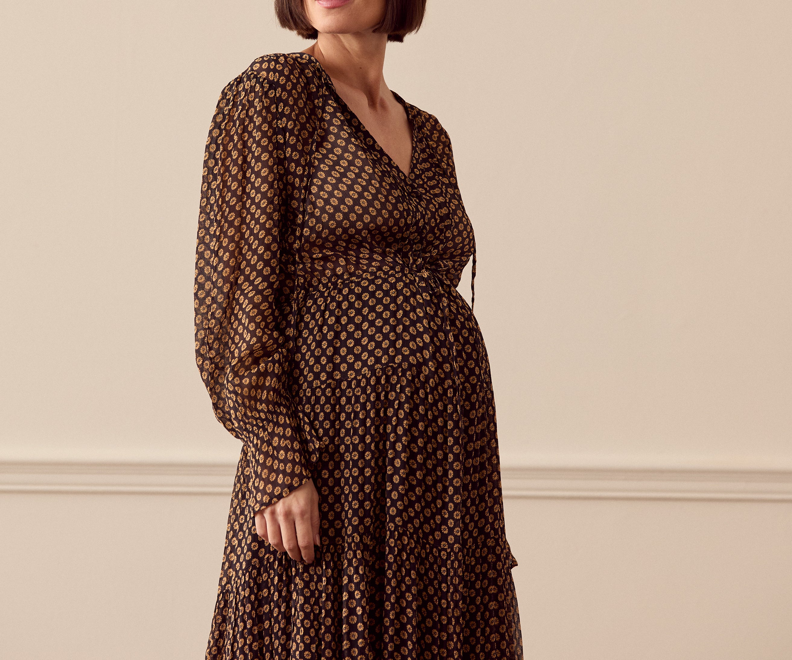 Rixo Indigo floral-print georgette maxi dress 3
