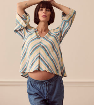 Summery Copenhagen Imara Blouse - Bluejay 3