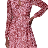Whistles Abstract Cheetah Midi Dress 2