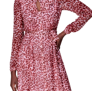 Whistles Abstract Cheetah Midi Dress 2