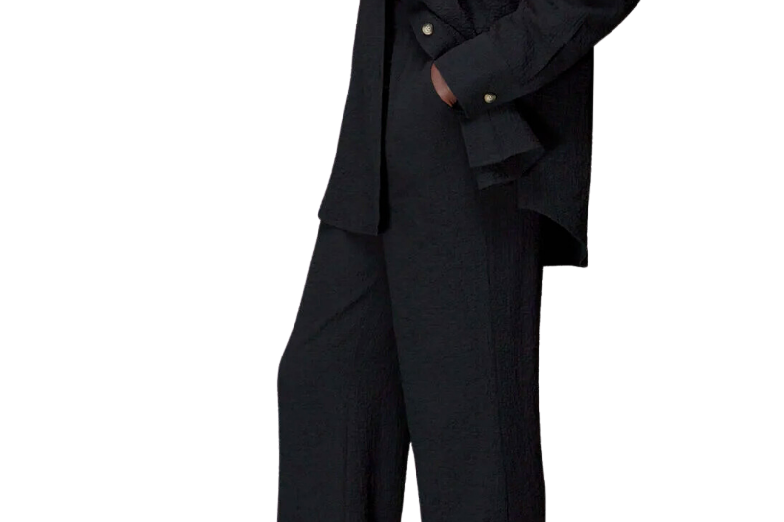 Whistles Luna Textured Trouser 1