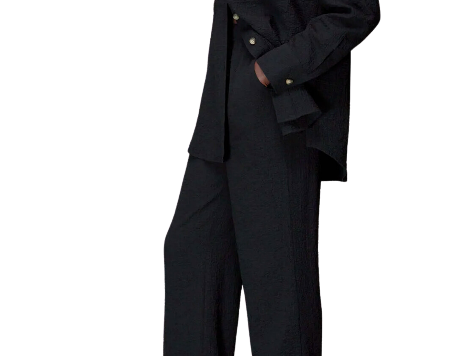 Whistles Luna Textured Trouser 1