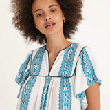 Summery Copenhagen Solene Long Dress Whisper White 3