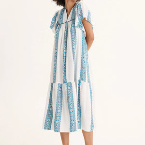 Summery Copenhagen Solene Long Dress Whisper White 1