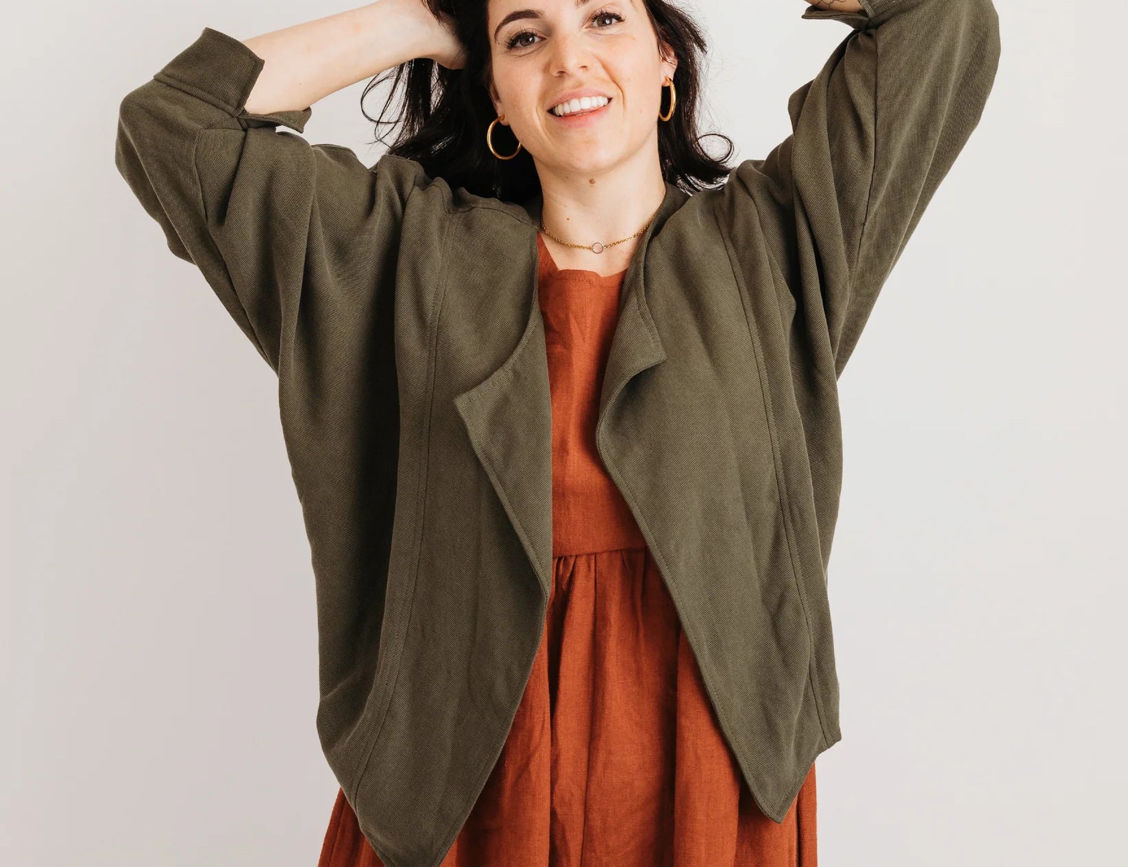 JOURNY The Stella Jacket - Khaki Green 1