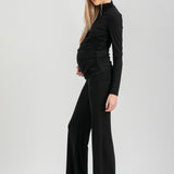 Pietro Brunelli Maternity Travis Black Maternity Leggings 1