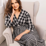 Bump & Milk Teresita Organic Cotton Wrap Dress 1