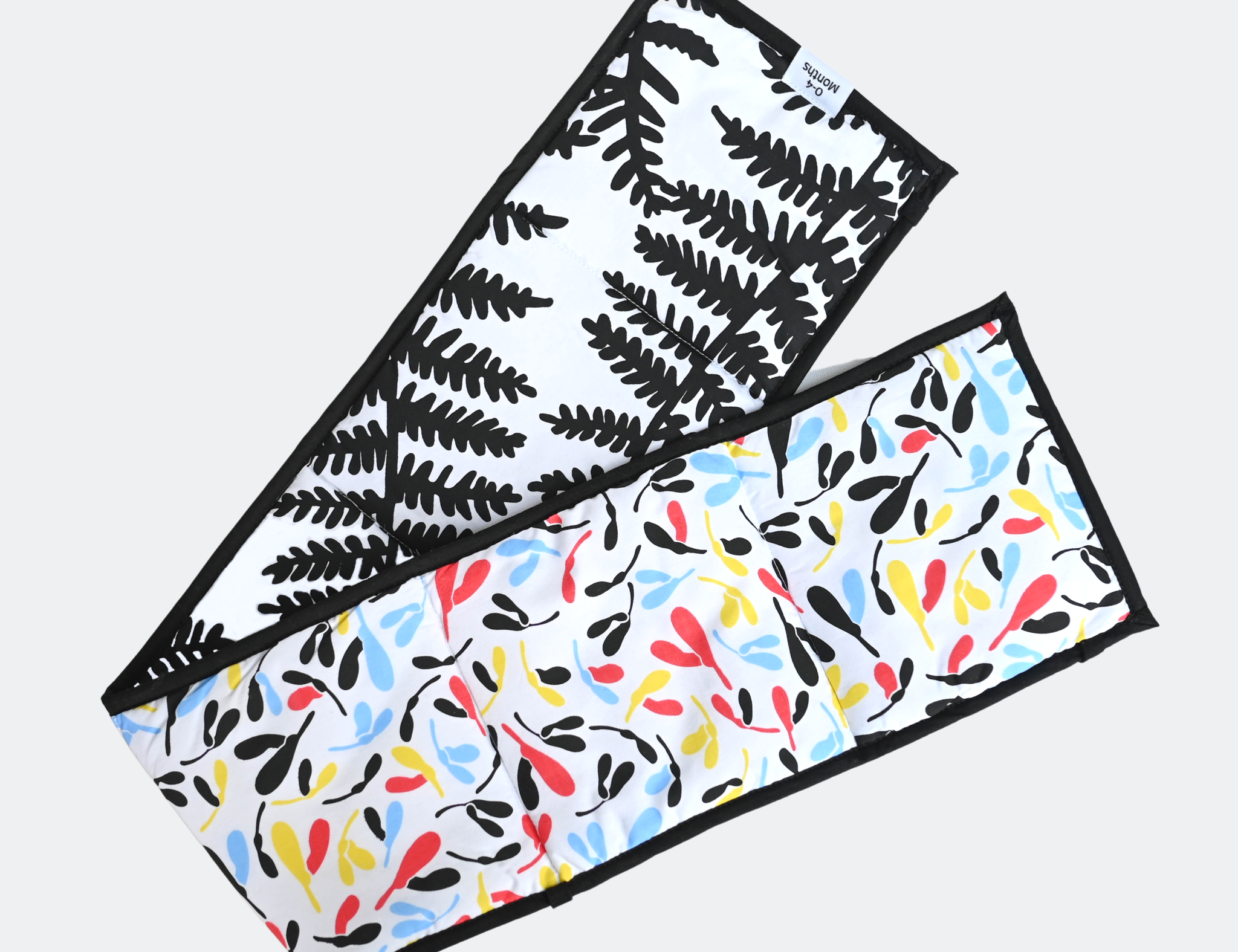 Etta Loves PLANT PRINT SENSORY STRIP - Reversible Newborn to 4 Months and 5+ Months 2