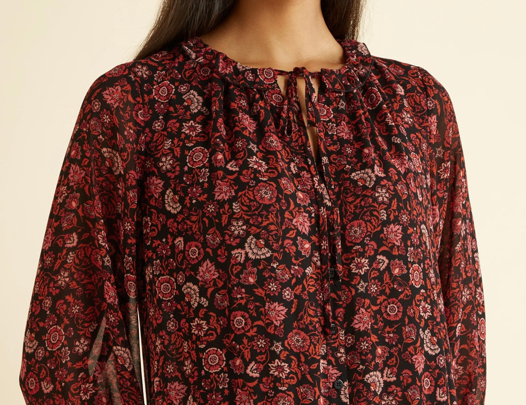 Albaray Lizzie Floral Tiered Midi Dress 2
