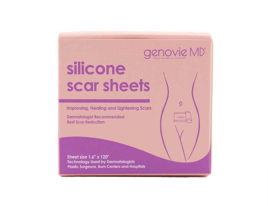 GenovieMD Silicone Scar Sheets, Full Roll of Scar Sheet, 1.6’’ × 120’’ 2