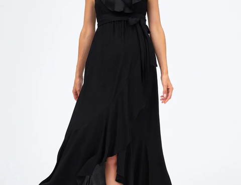 Pietro Brunelli Maternity Dorothea Black Maternity Dress 1