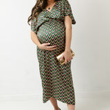 Cari London Kimono-style Maternity & Breastfeeding Dress 3