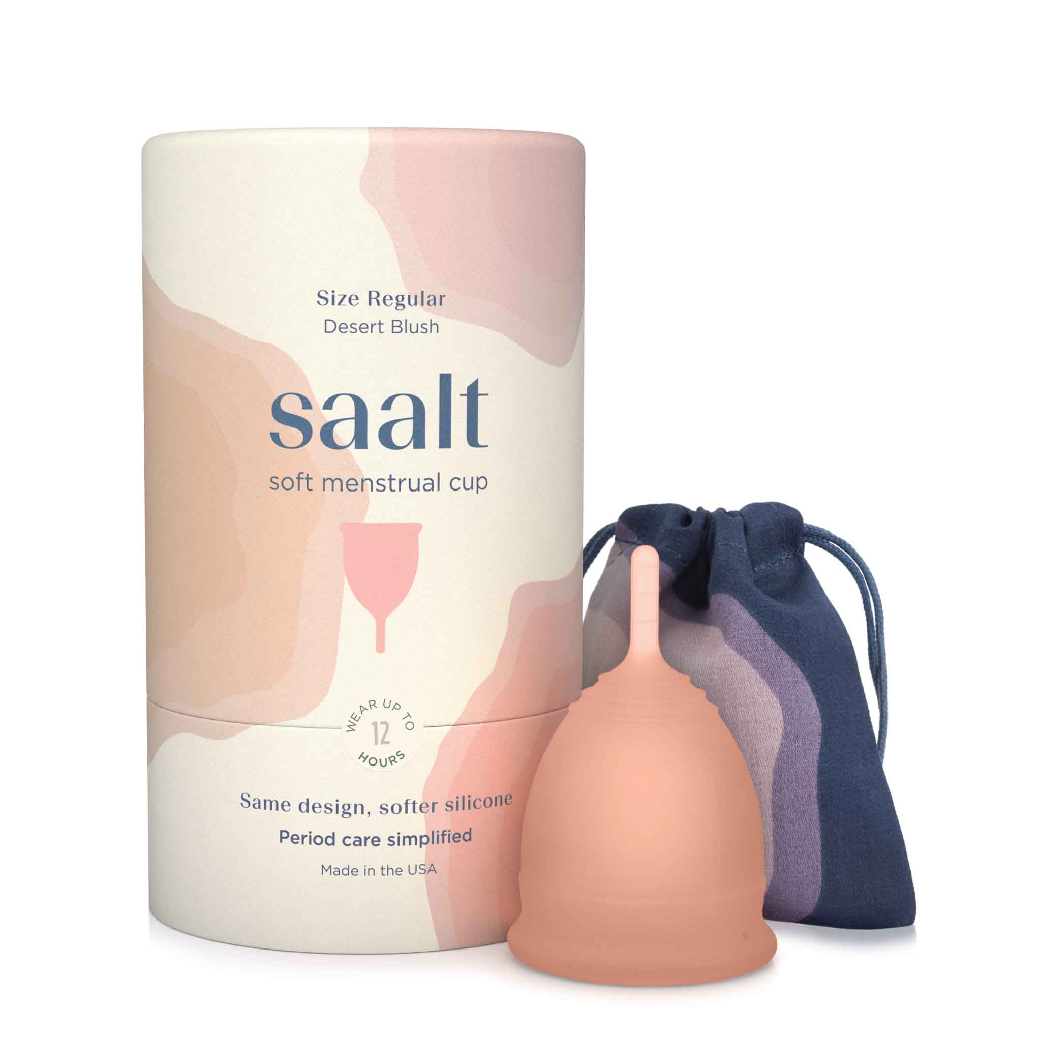 Saalt Saalt Soft Menstrual Cup: Desert Blush / Regular 1
