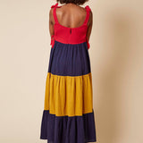 Clary & Peg Clem Dress in Colour Block 4