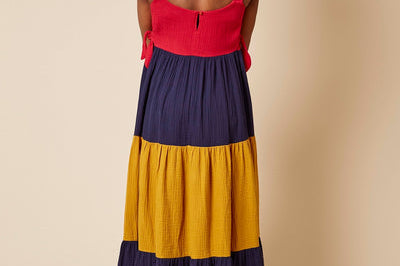 Clary & Peg Clem Dress in Colour Block 4