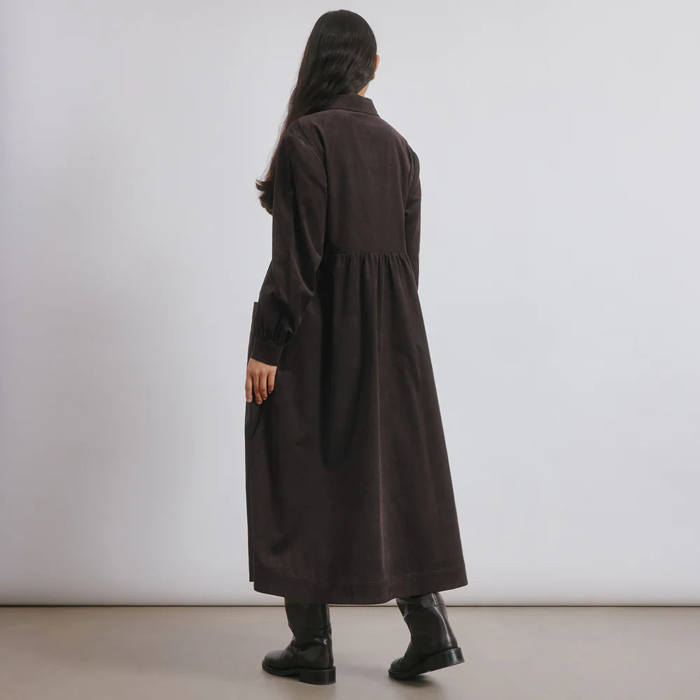 Albaray Cord Placket Midi Dress 8