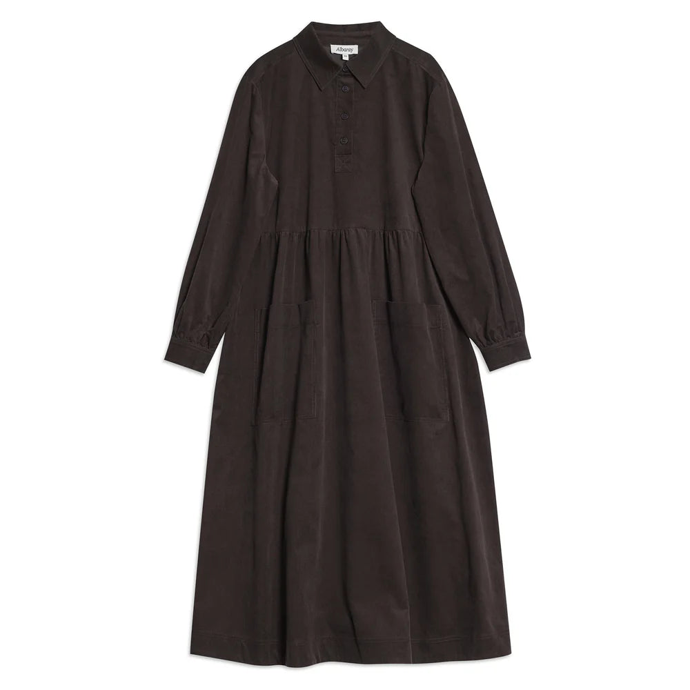 Albaray Cord Placket Midi Dress 7