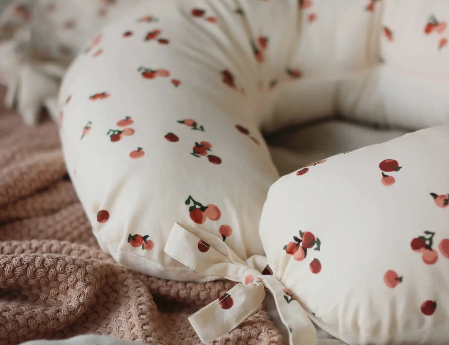 Avery Row Nursing Pillow - Peaches 2