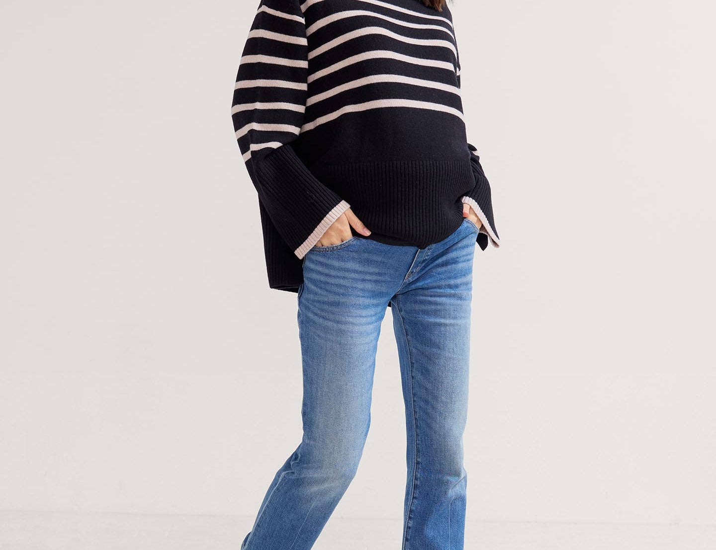 Hatch The Over The Bump Straight Maternity Jean 1