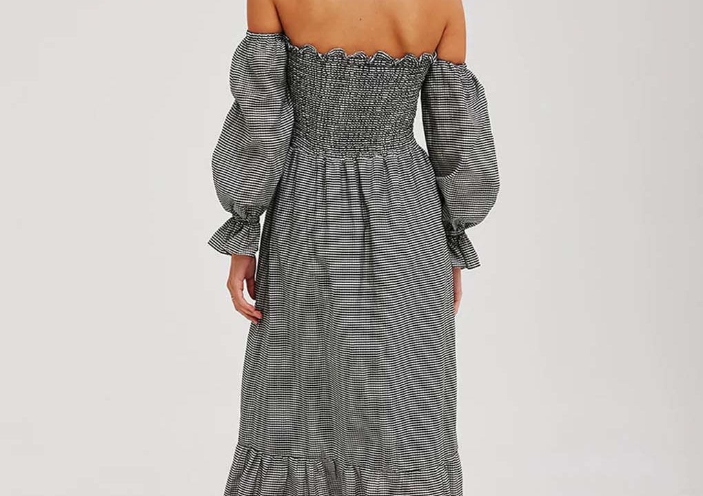 Jillian Boustred Esther Dress - Gingham 2