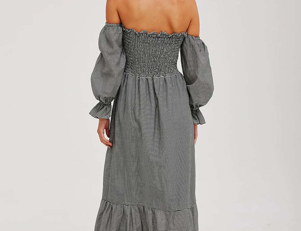 Jillian Boustred Esther Dress - Gingham 2