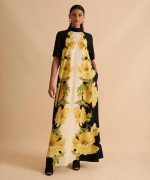Florere Printed Column Maxi Dress 1