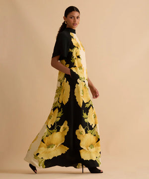 Florere Printed Column Maxi Dress 3