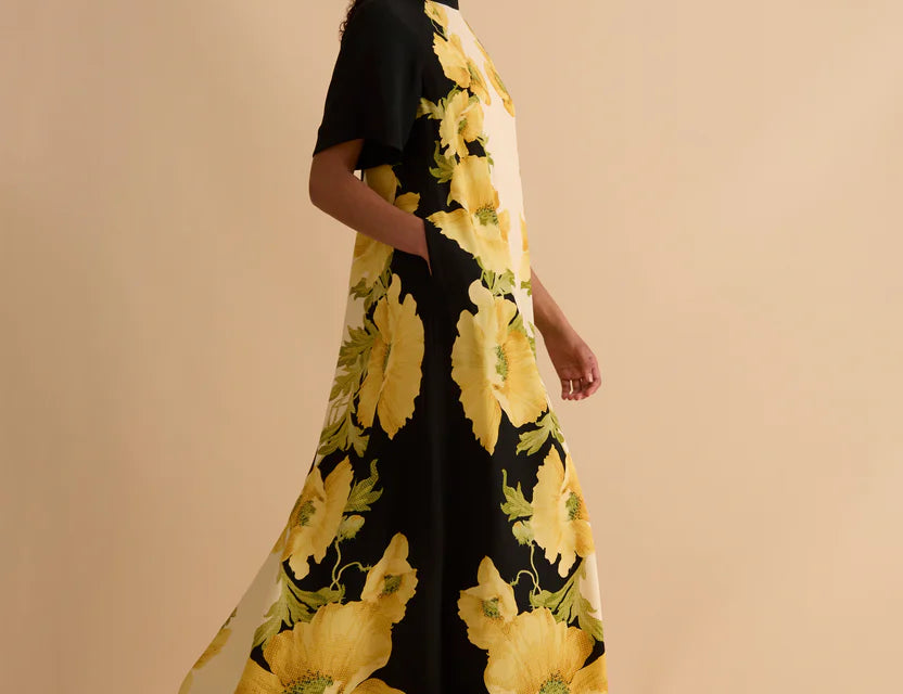 Florere Printed Column Maxi Dress 3