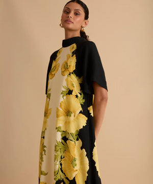 Florere Printed Column Maxi Dress 6