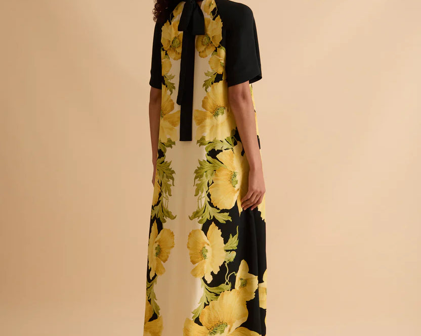 Florere Printed Column Maxi Dress 5