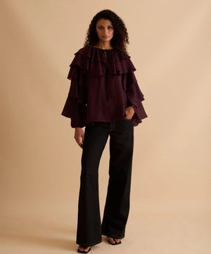 Florere Ruffle Sleeve Top 2