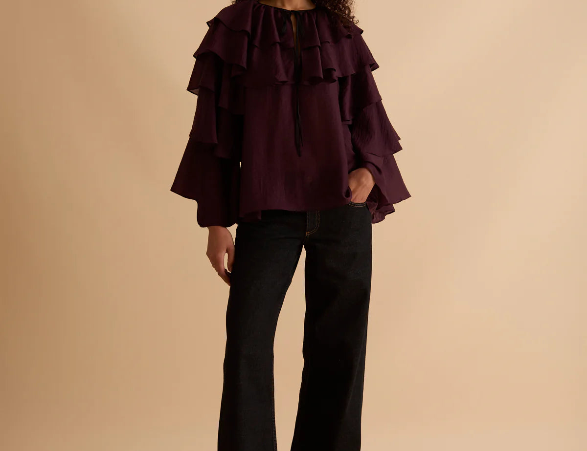 Florere Ruffle Sleeve Top 2