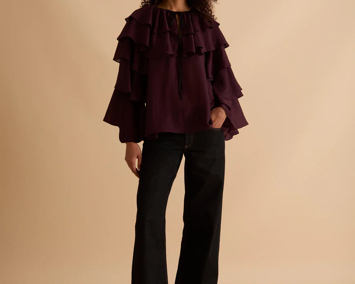 Florere Ruffle Sleeve Top 2