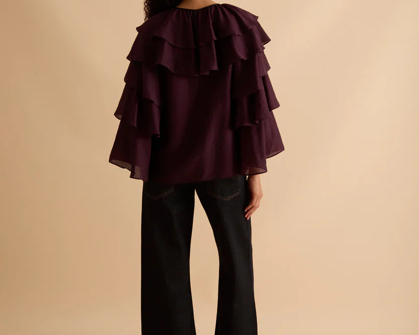 Florere Ruffle Sleeve Top 5