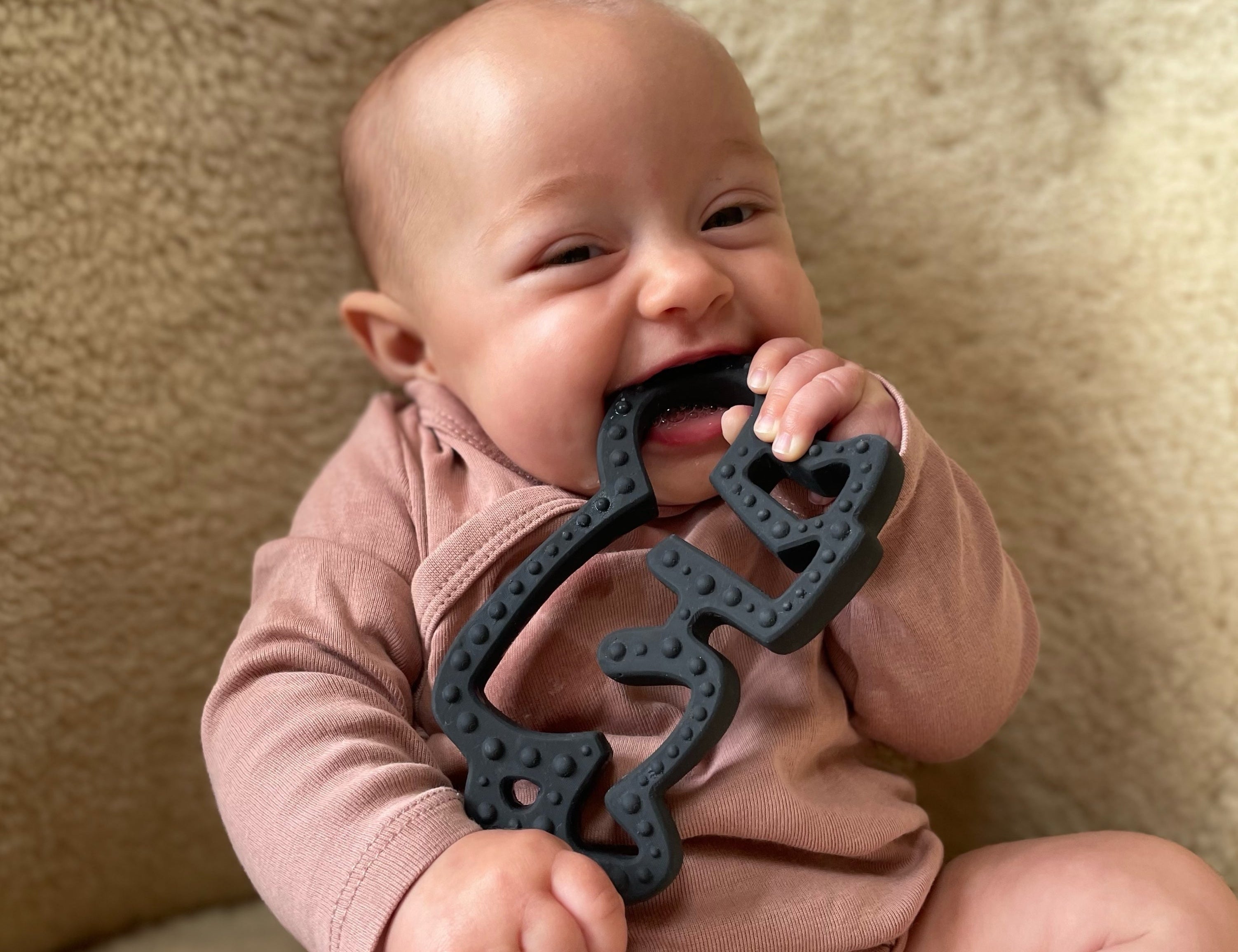 Etta Loves KEITH HARING 'BABY' NATURAL RUBBER TEETHER 2