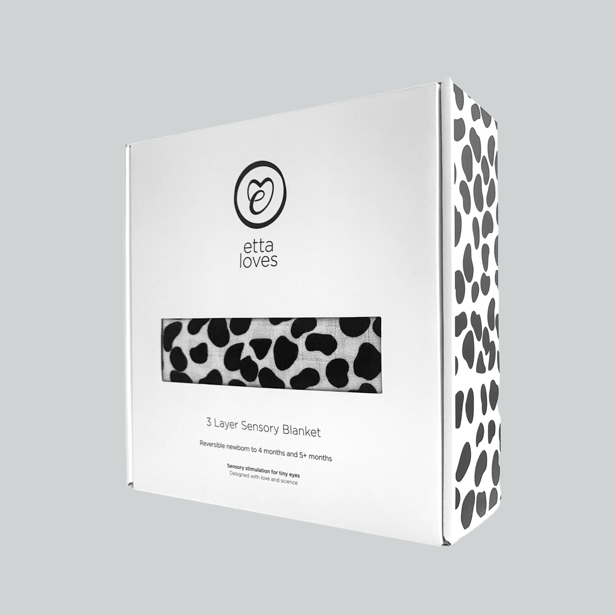Etta Loves ANIMAL PRINT MUSLIN BLANKET - Reversible Newborn to 4 Months / 5+ Months 4