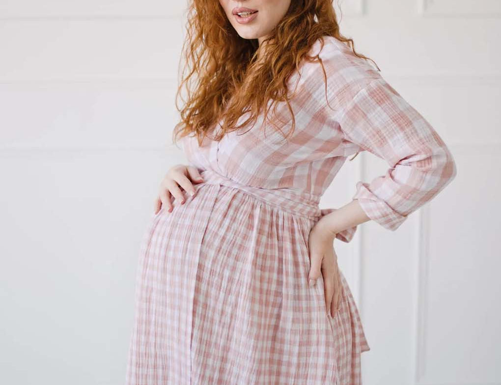 Bump & Milk Teresita Organic Cotton Wrap Dress 1