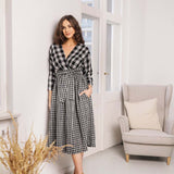 Bump & Milk Teresita Organic Cotton Wrap Dress 5
